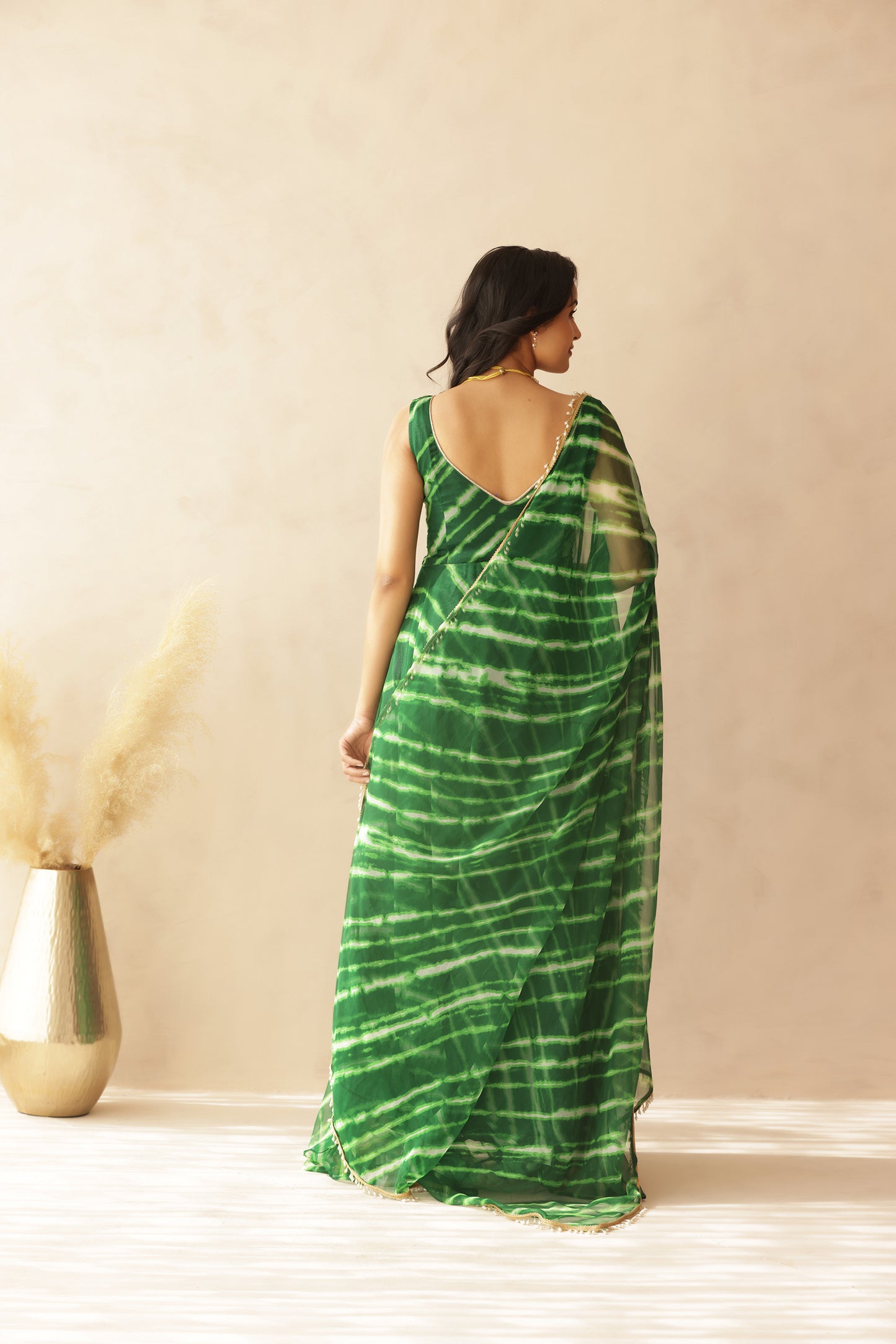 MEDHA LEHERIYA GREEN ANARKALI
