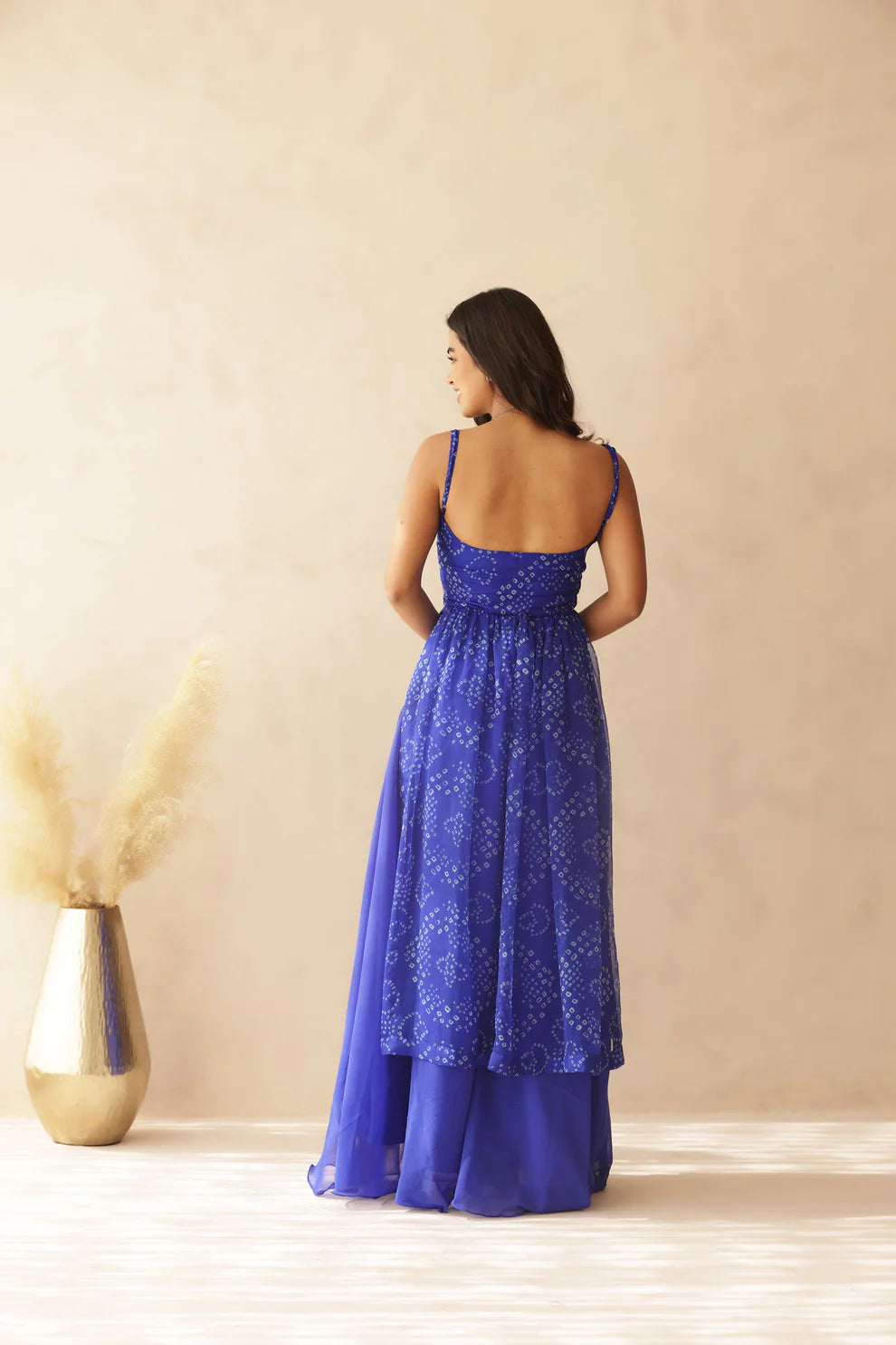 RAAVI PINK PEACOCK STRAP KURTI