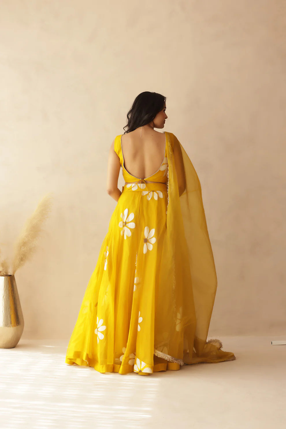 ZOHRA RED HANDPAINTED LEHENGA