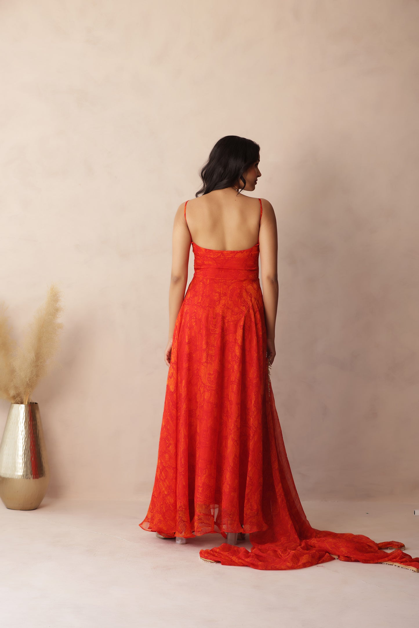 KUMUD ORANGE ANARKALI