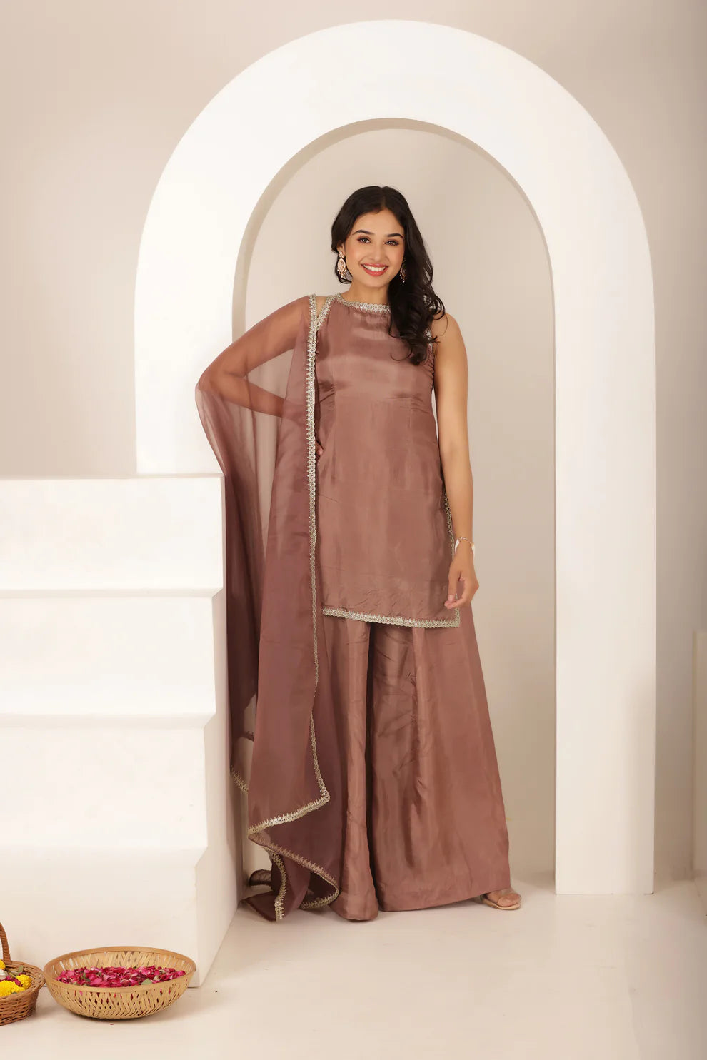 MEHNOOR GREEN FARSHI SALWAR SUIT