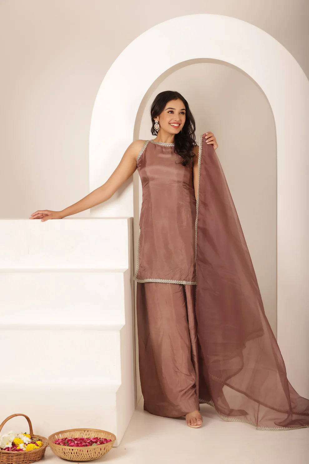 MEHNOOR GREEN FARSHI SALWAR SUIT