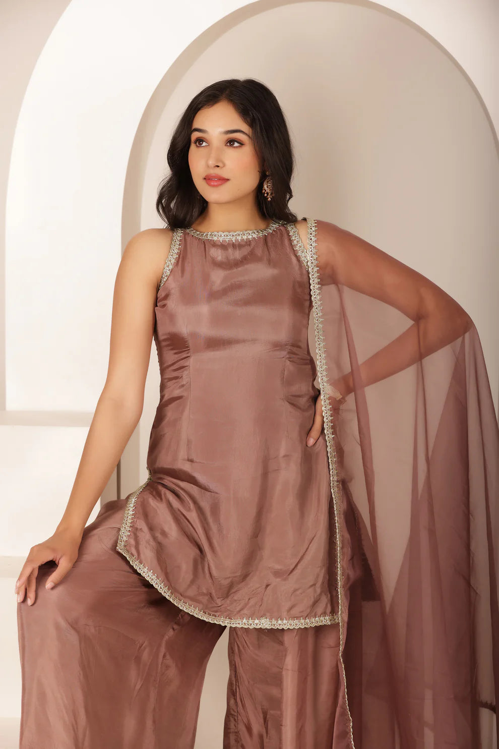 MEHNOOR GREEN FARSHI SALWAR SUIT