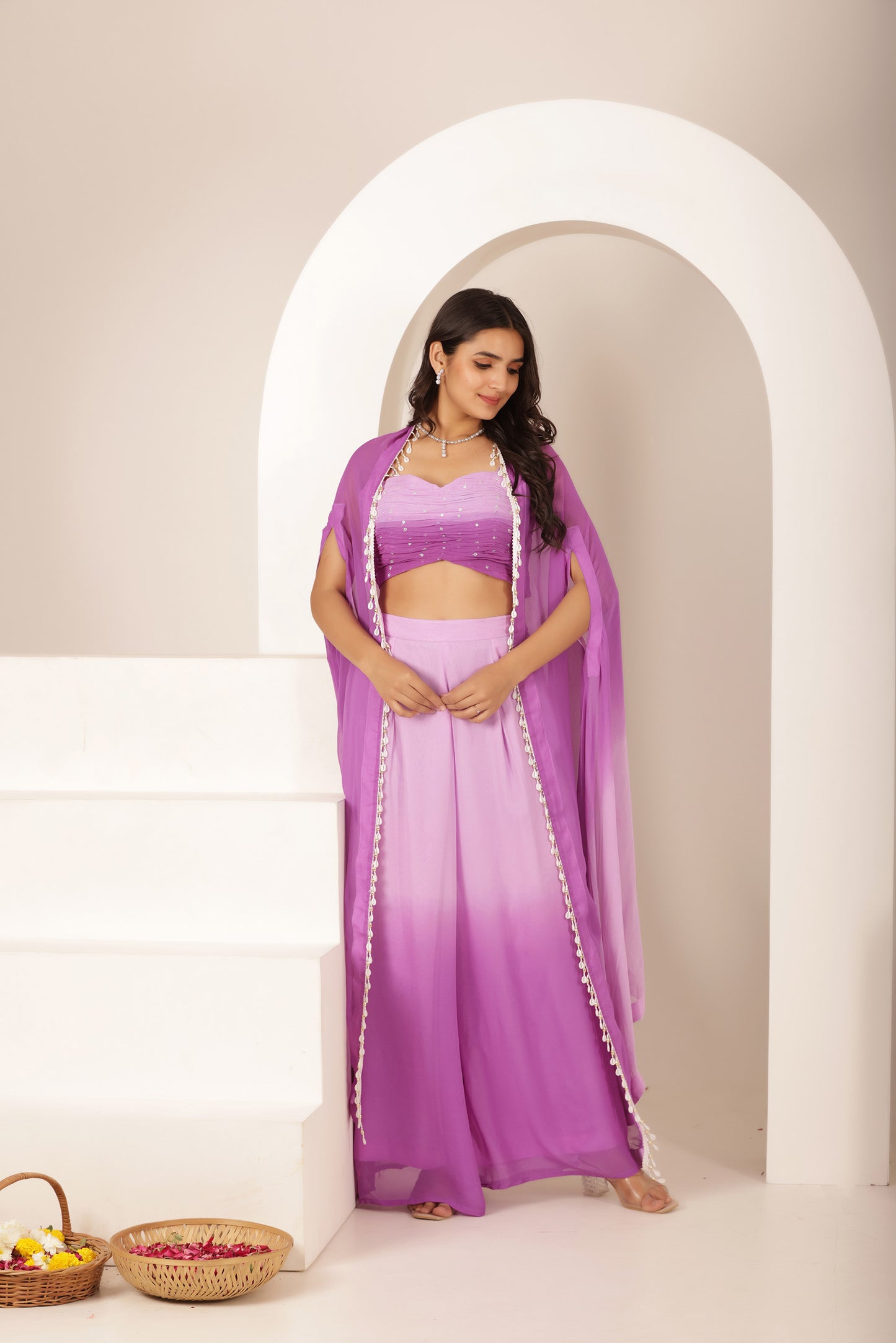 YASHI LAVENDER OMBRE FUSION SET