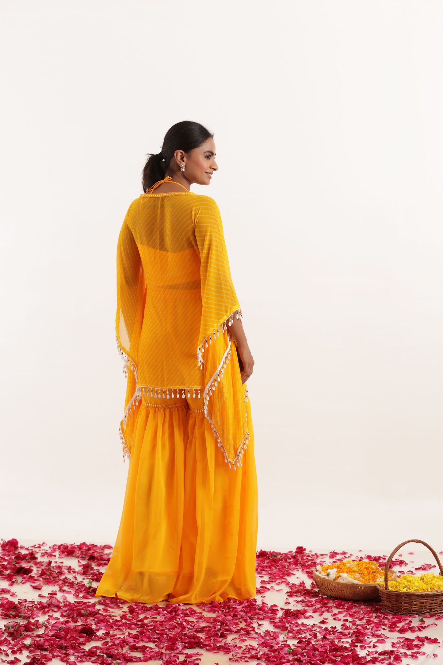 RAYA YELLOW MOTHRA CO-ORD SET Deasha India
