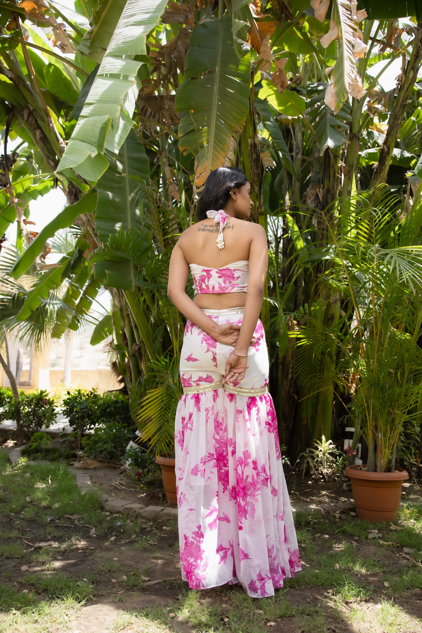 HAILEY PINK FLORAL PRINTED COORD SET Deasha India