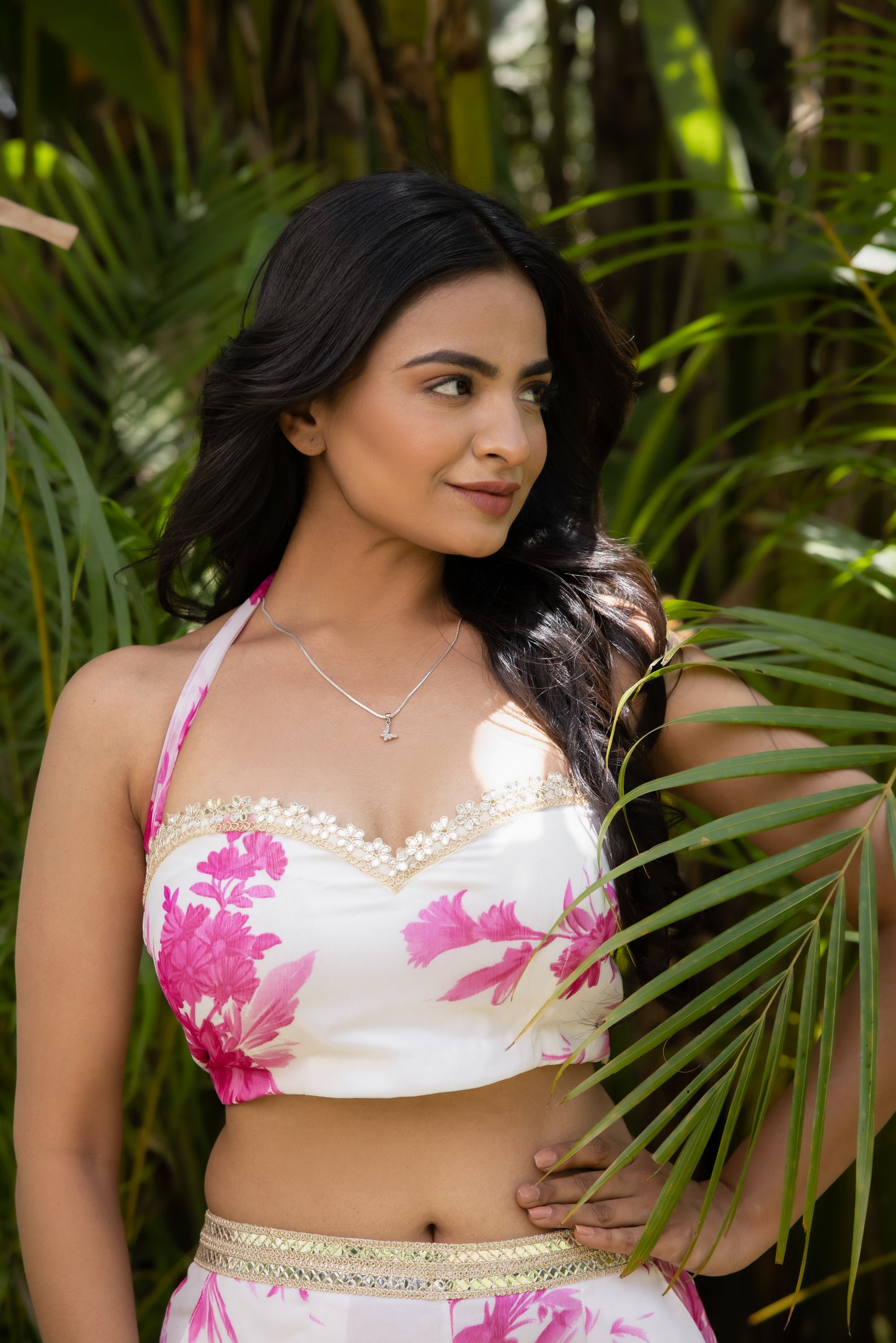 HAILEY PINK FLORAL PRINTED COORD SET Deasha India