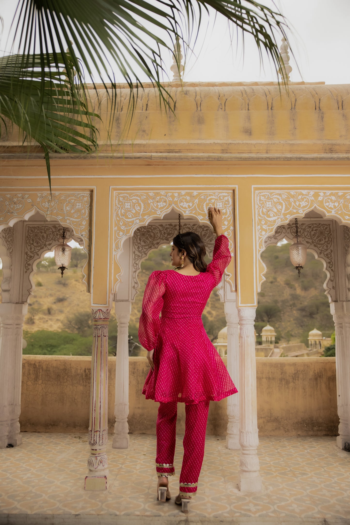 AMBER RUBY LEHERIYA COORD SET Deasha India