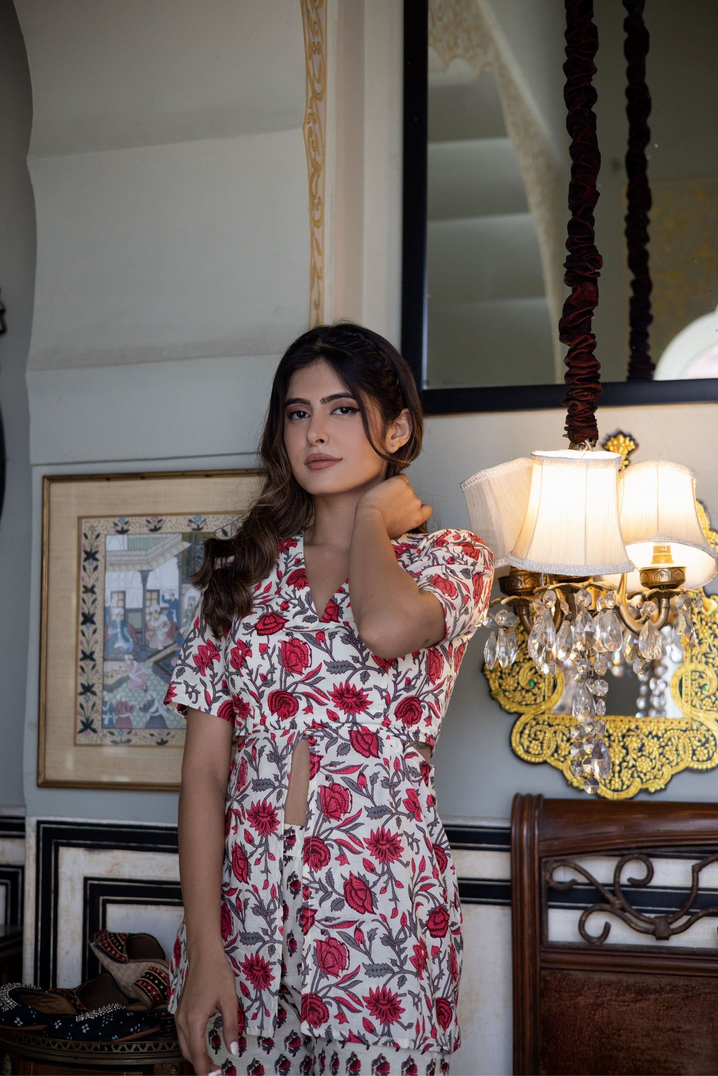KETRI COTTON FLORAL PRINTED CO-ORD SET Deasha India
