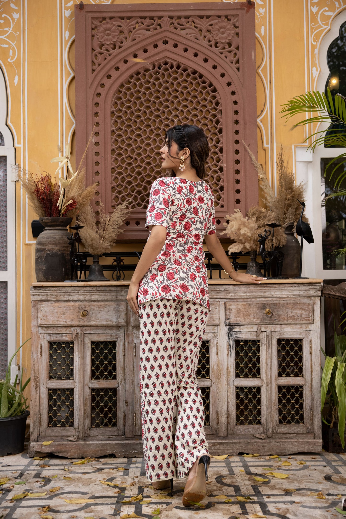 KETRI COTTON FLORAL PRINTED CO-ORD SET Deasha India