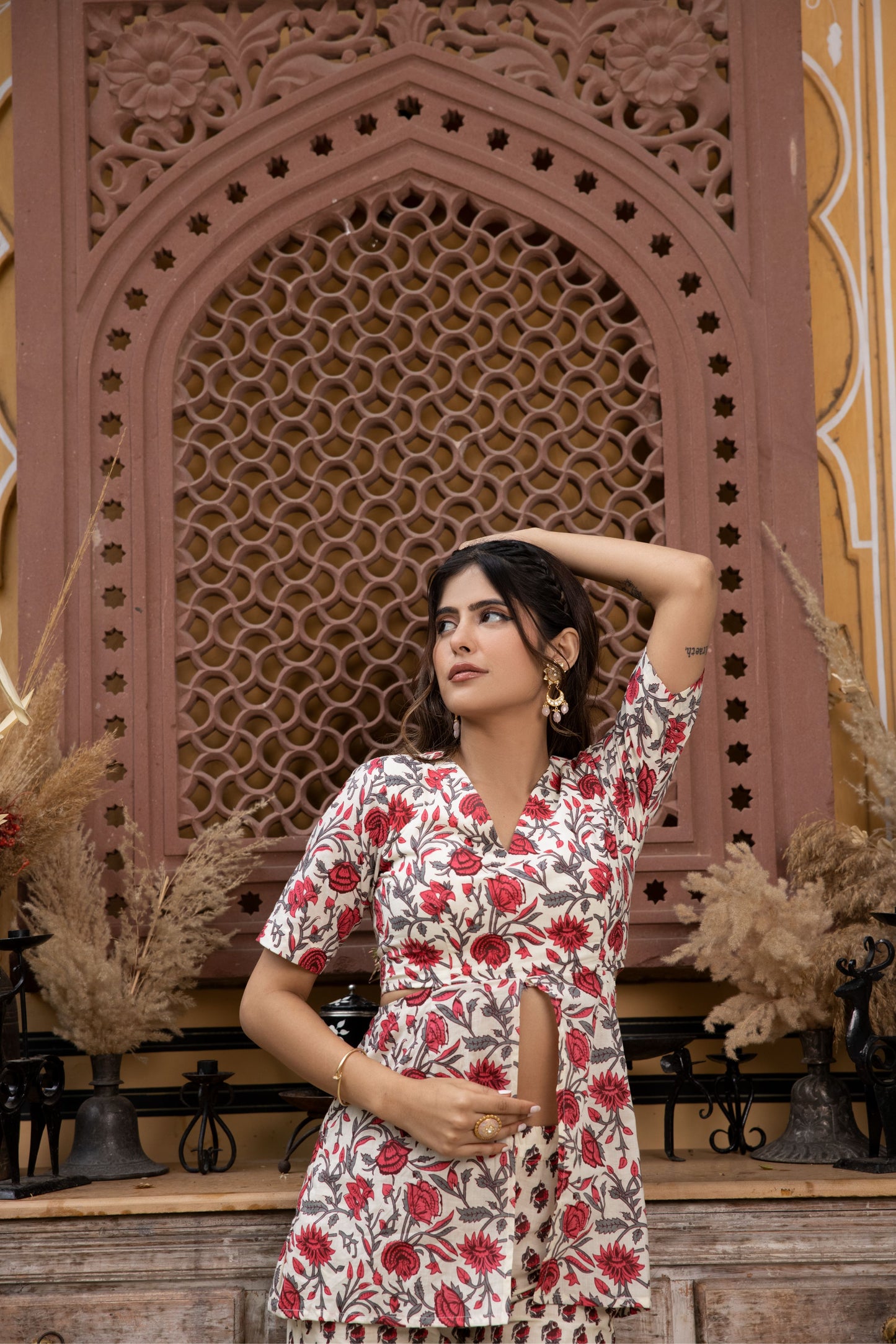 KETRI COTTON FLORAL PRINTED CO-ORD SET Deasha India