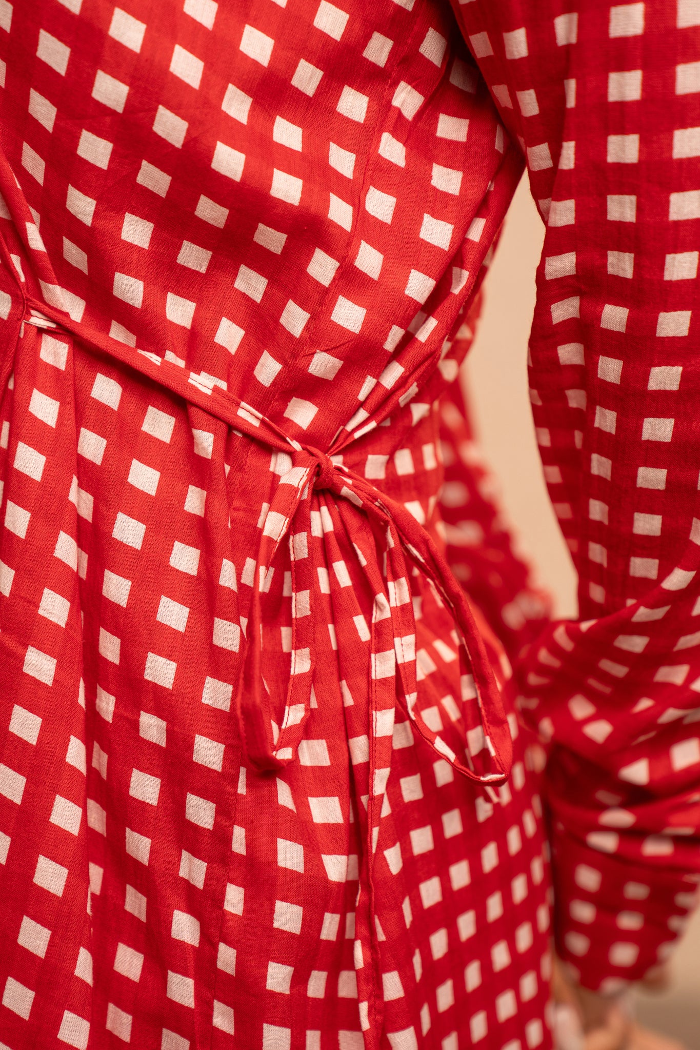 FAYE RED CHECKERED SHIRT