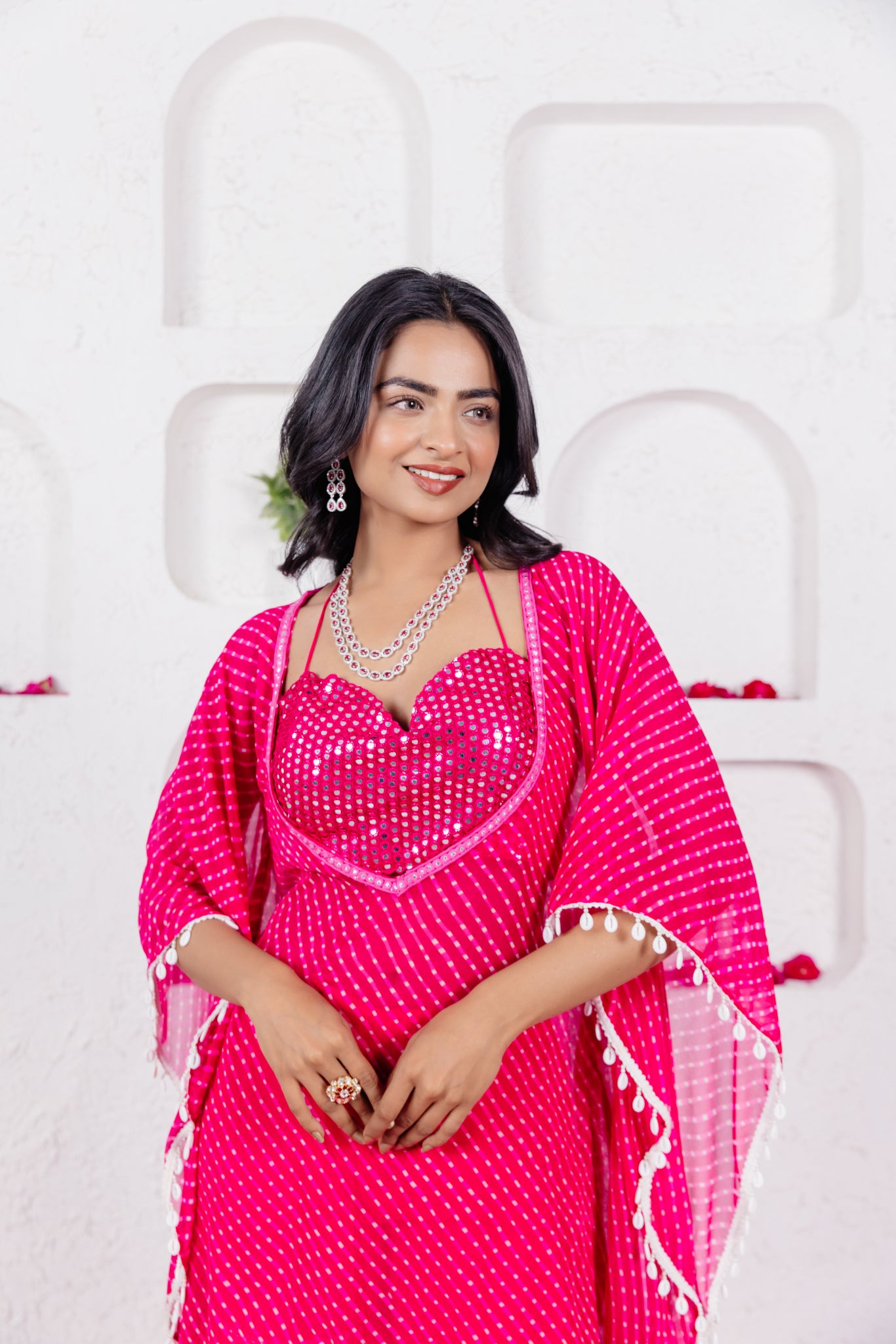MYRA PINK MOTHRA CO ORD SET Deasha India