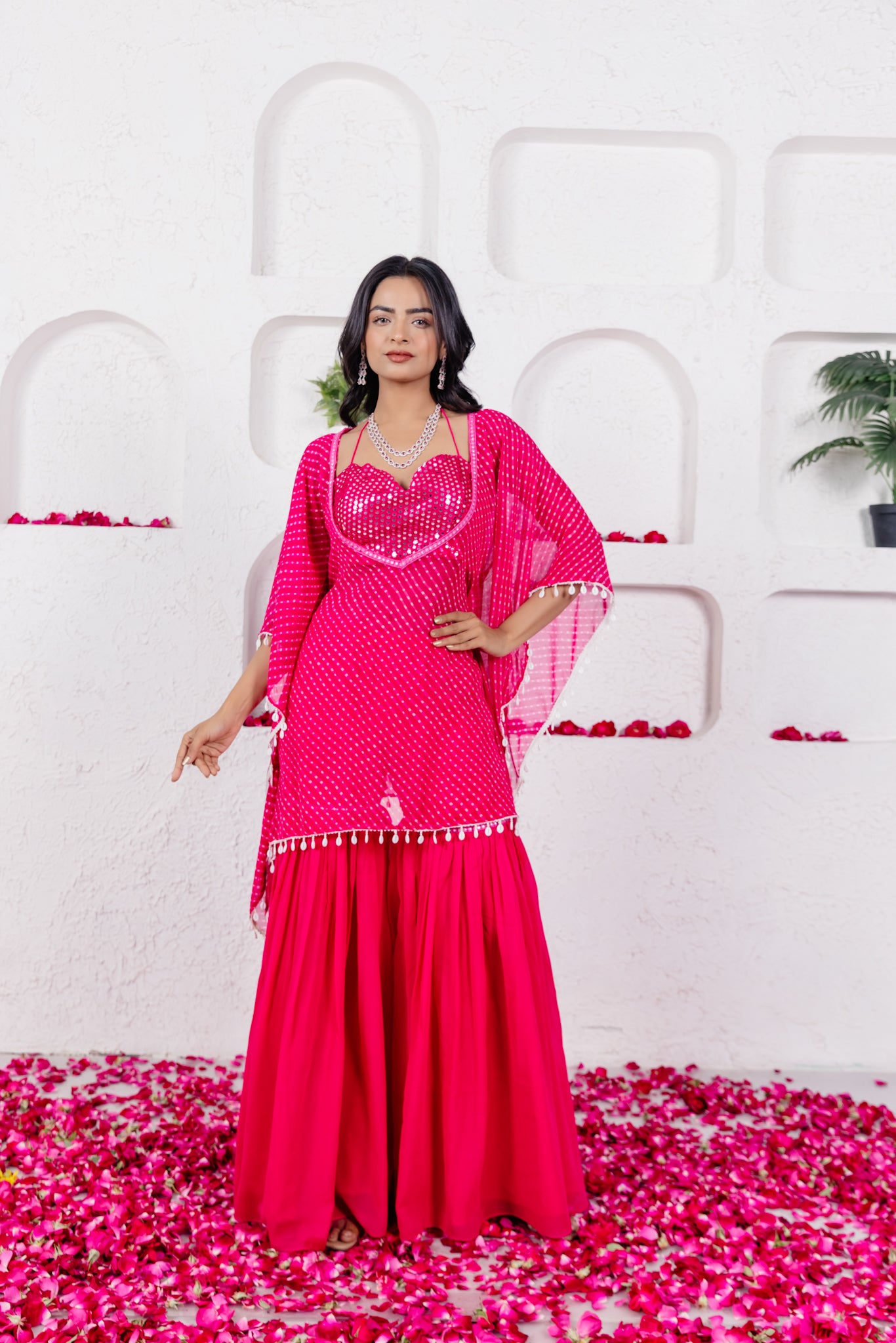 MYRA PINK MOTHRA CO ORD SET Deasha India