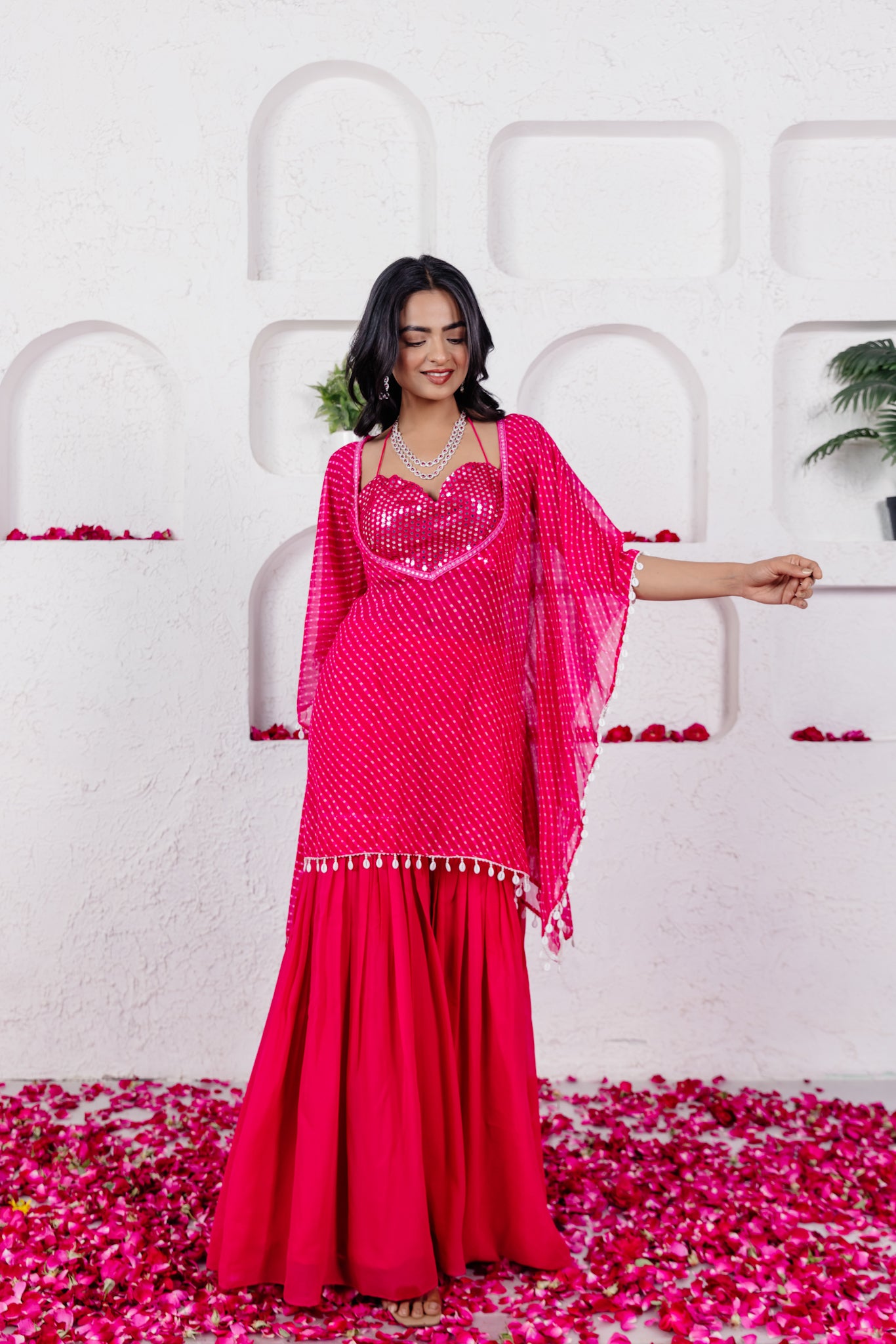 MYRA PINK MOTHRA CO ORD SET Deasha India