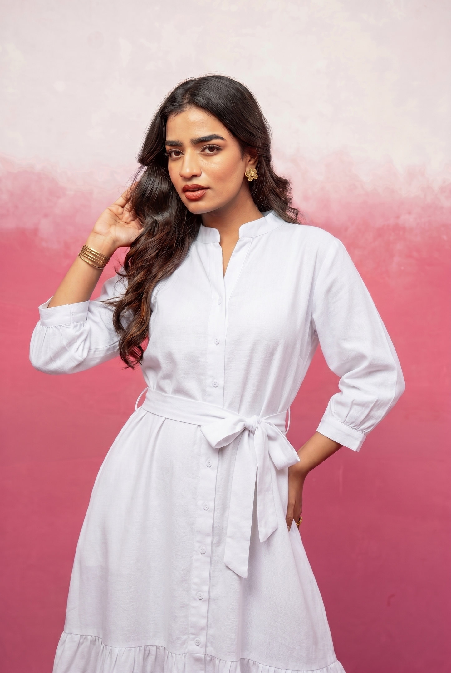 KARIS WHITE MAXI DRESS
