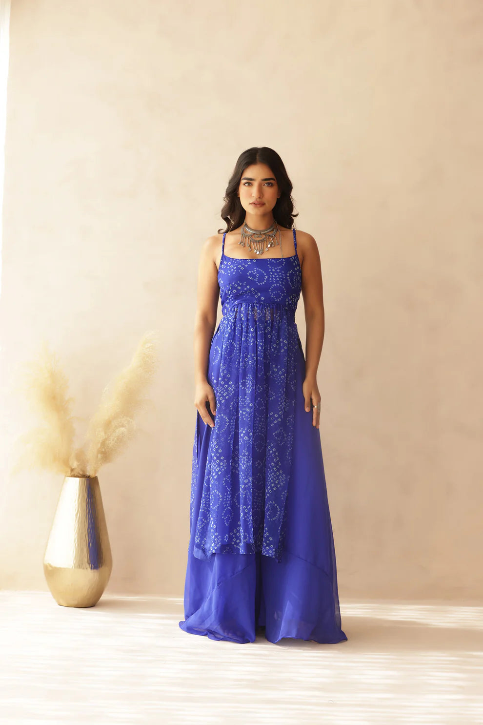 RAAVI PINK PEACOCK STRAP KURTI