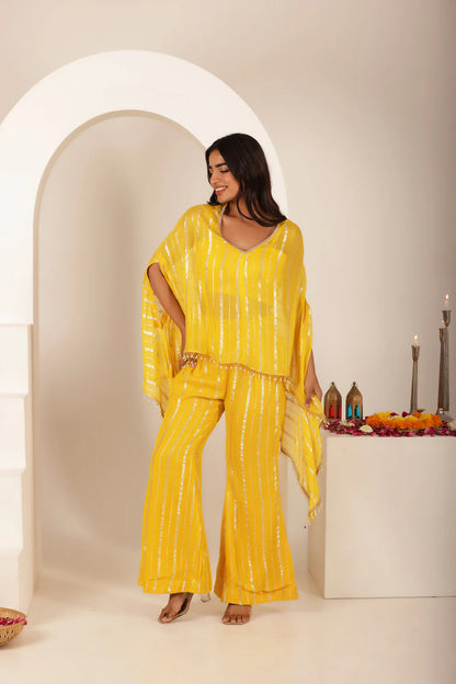 MITHIKA BLUE LURIX KAFTAN SET