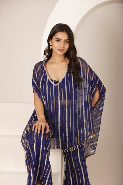 MAITHLI YELLOW LURIX KAFTAN