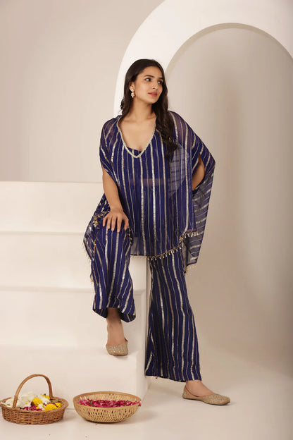 MAITHLI YELLOW LURIX KAFTAN
