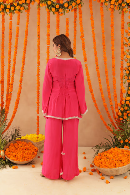 ZIVA PINK COORD SET