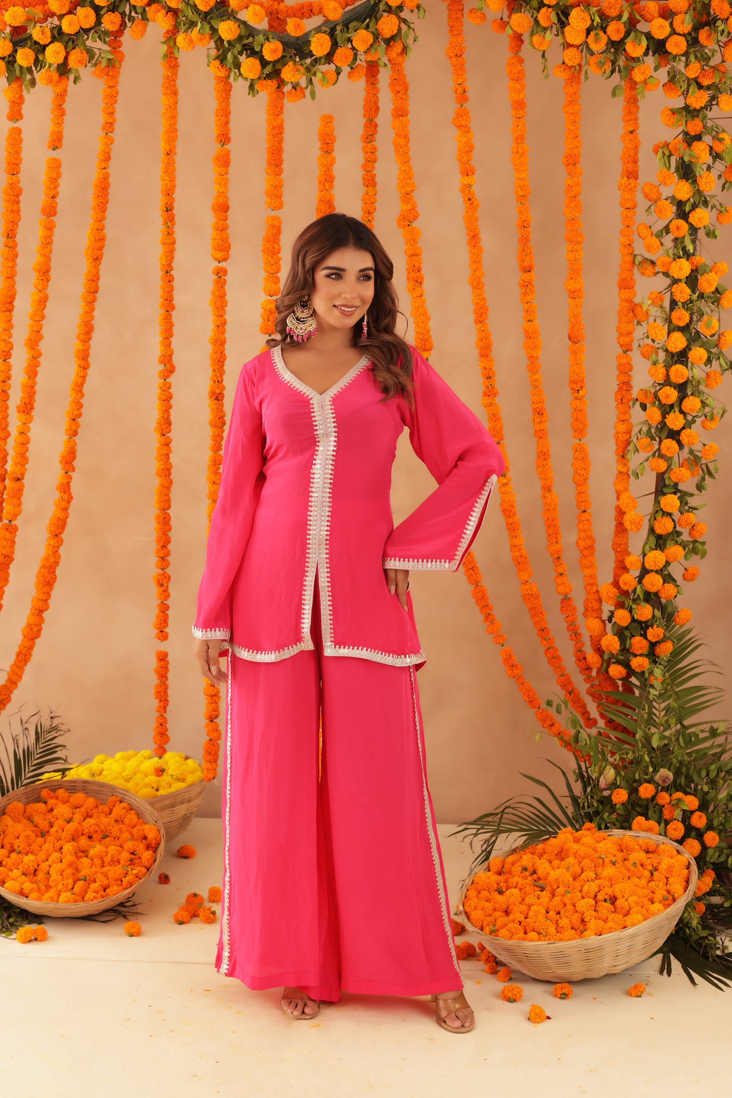 ZIVA PINK COORD SET