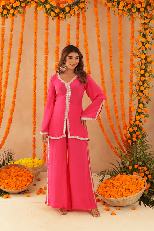 ZIVA PINK COORD SET