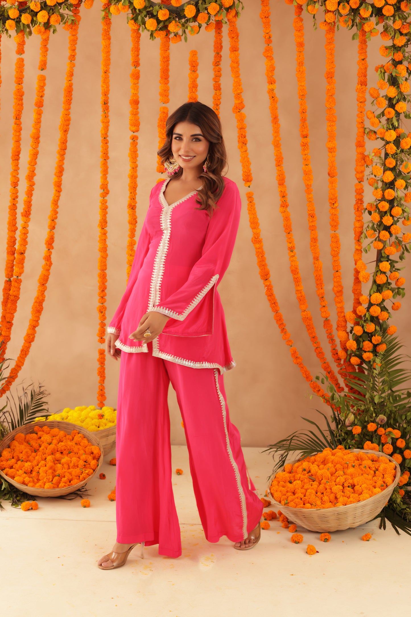 ZIVA PINK COORD SET