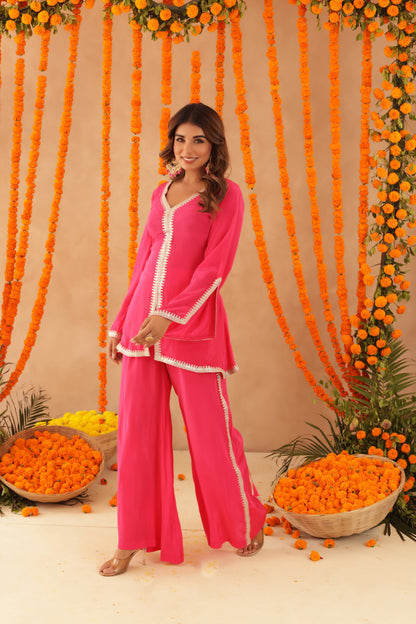 ZIVA PINK COORD SET