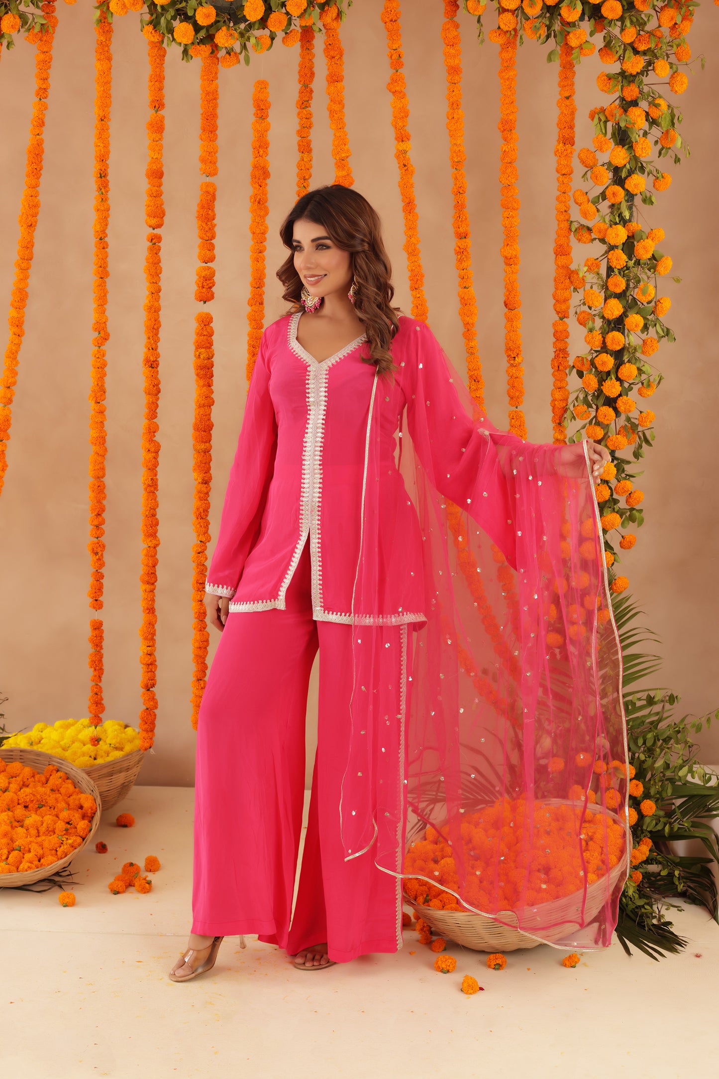 ZIVA PINK COORD SET