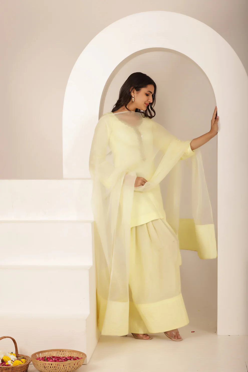 SHARJEENA NEON FARSHI SALWAR SUIT SET