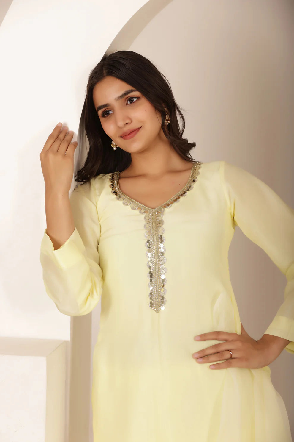 SHARJEENA NEON FARSHI SALWAR SUIT SET