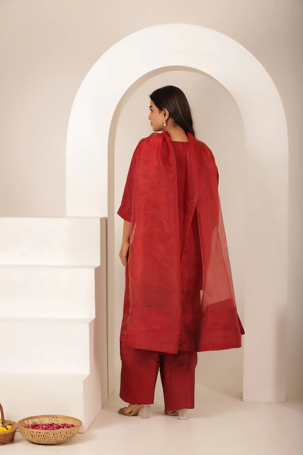 HALA YELLOW FARSHI SALWAR SUIT