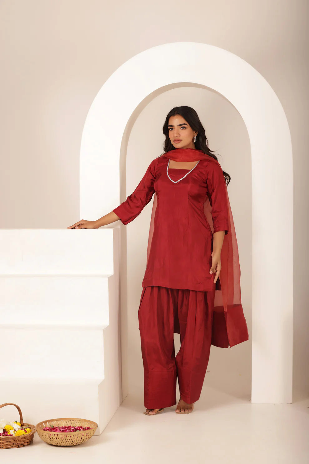 HALA YELLOW FARSHI SALWAR SUIT