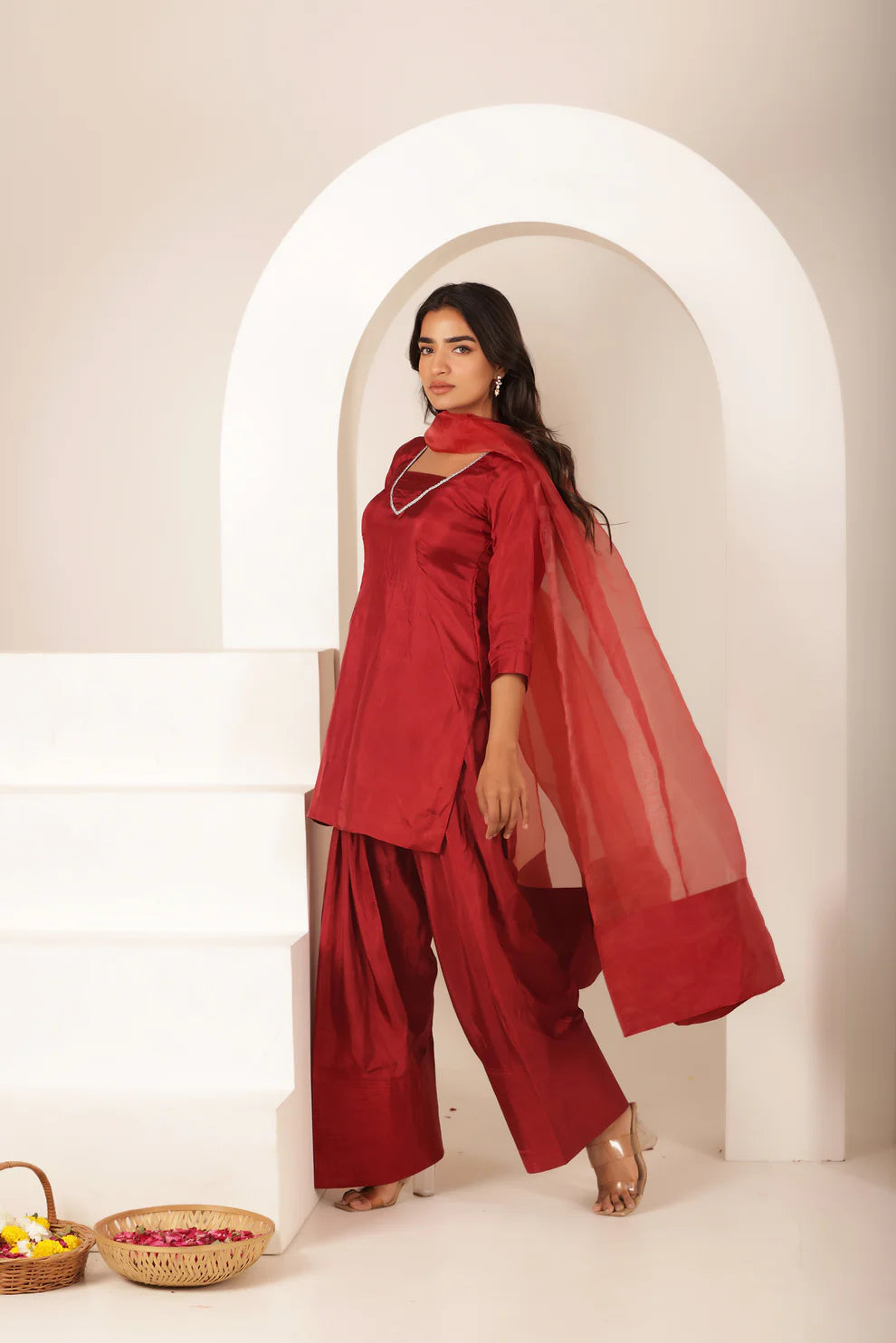 HALA YELLOW FARSHI SALWAR SUIT