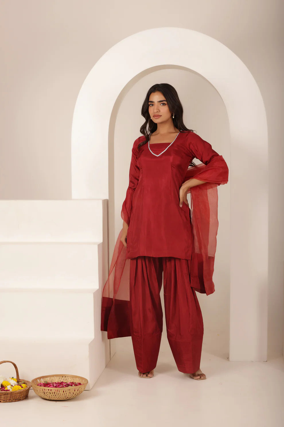 HALA YELLOW FARSHI SALWAR SUIT
