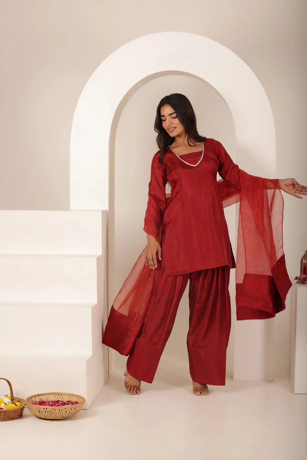 HALA YELLOW FARSHI SALWAR SUIT