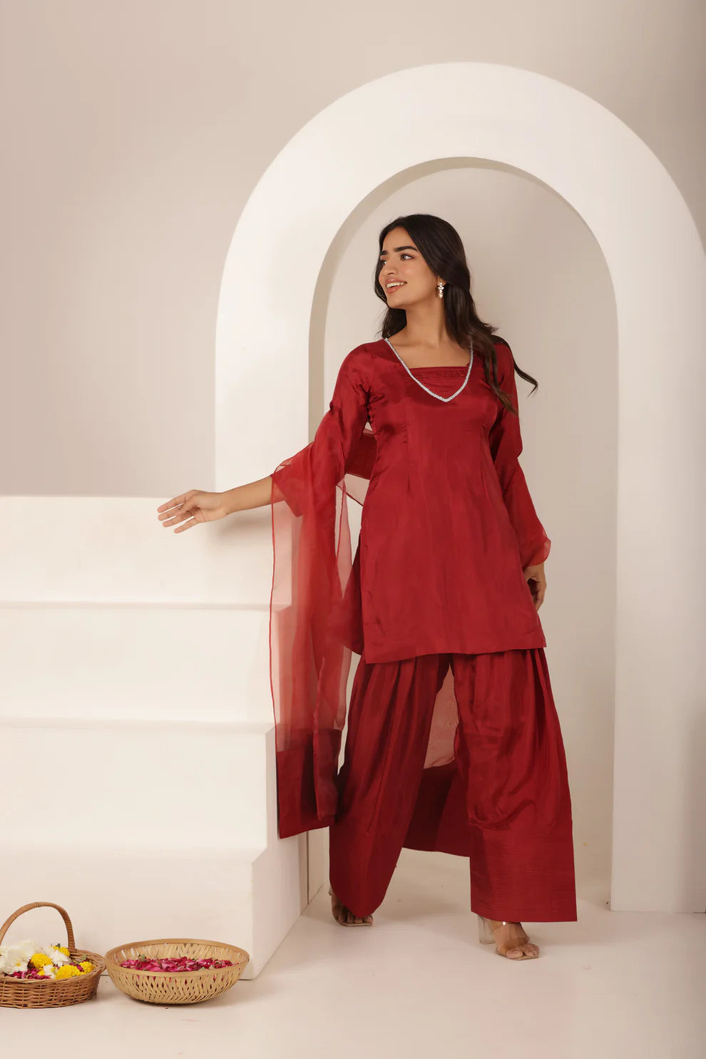 HALA YELLOW FARSHI SALWAR SUIT