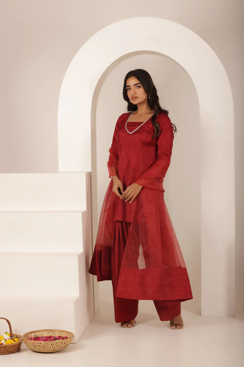 HALA YELLOW FARSHI SALWAR SUIT