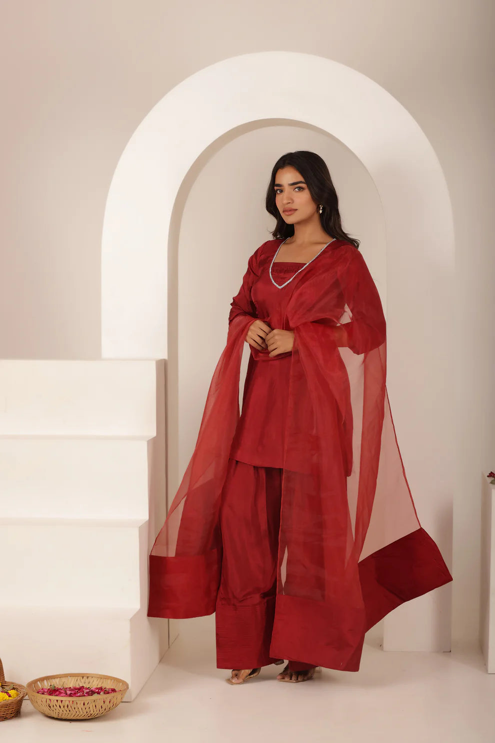 HALA YELLOW FARSHI SALWAR SUIT