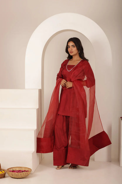 HALA YELLOW FARSHI SALWAR SUIT