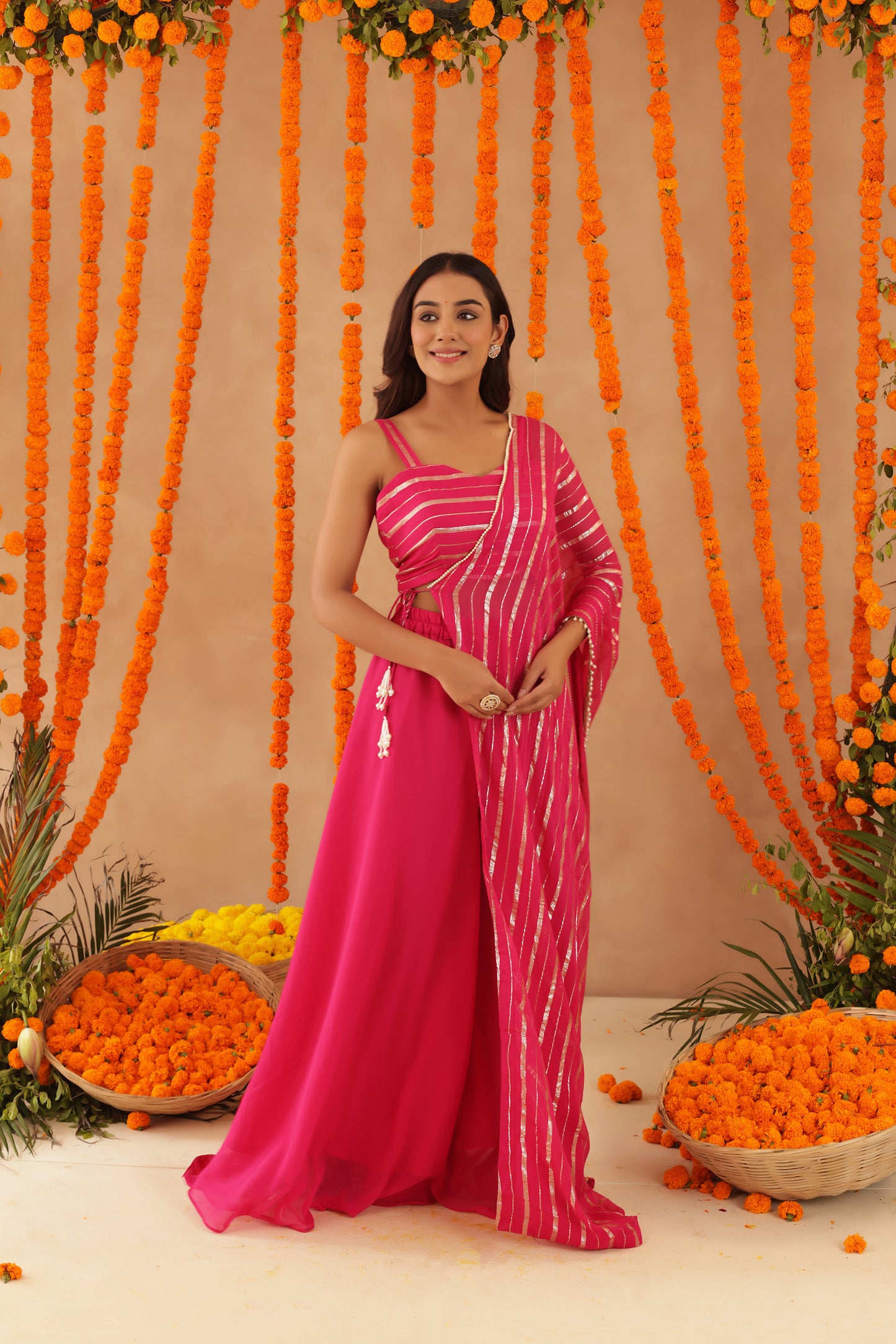 NAAYA PINK LURIX FUSION SET