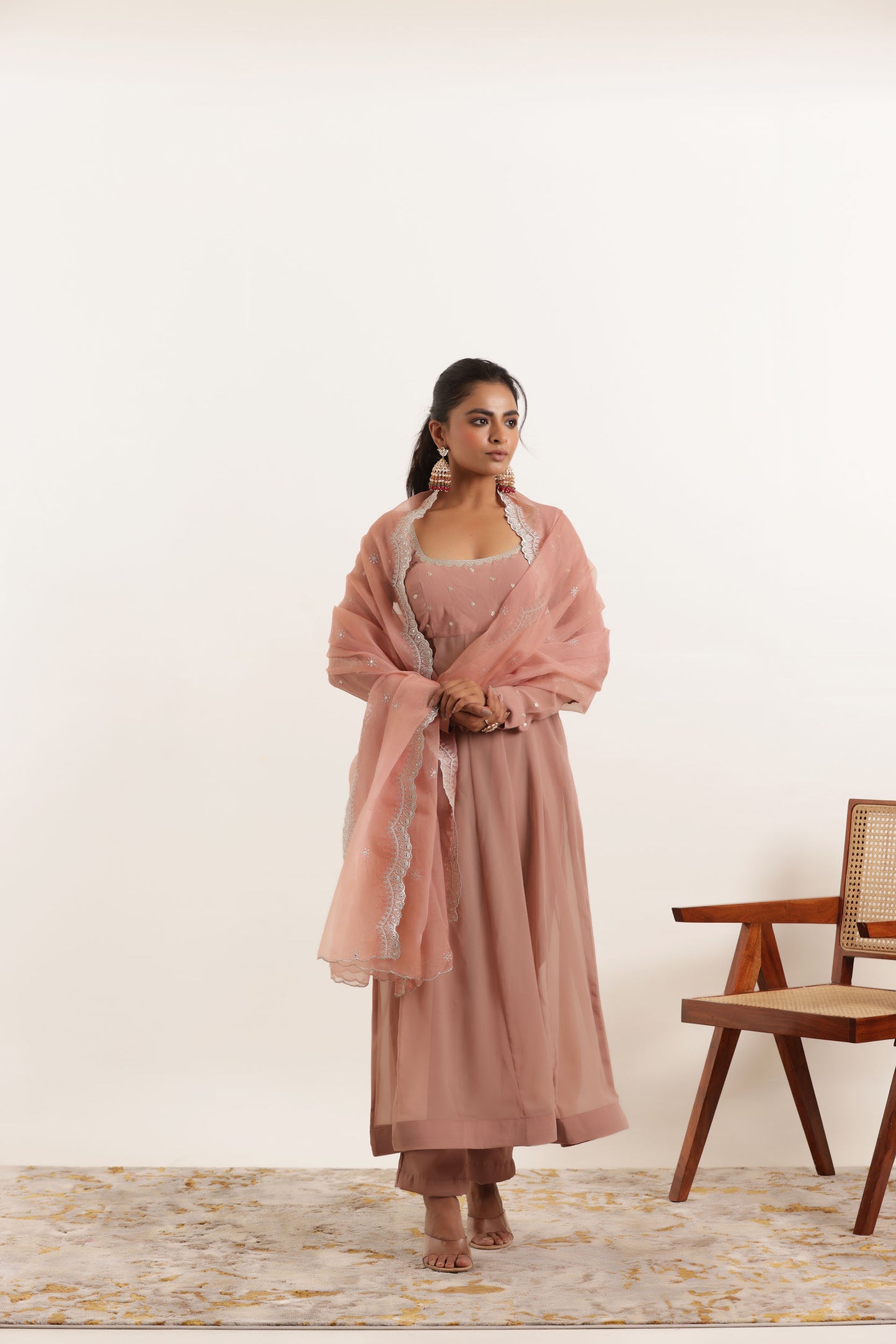 AARINI MAUVE CHIKU REGAL ANARKALI SET