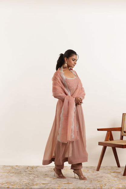 AARINI MAUVE CHIKU REGAL ANARKALI SET