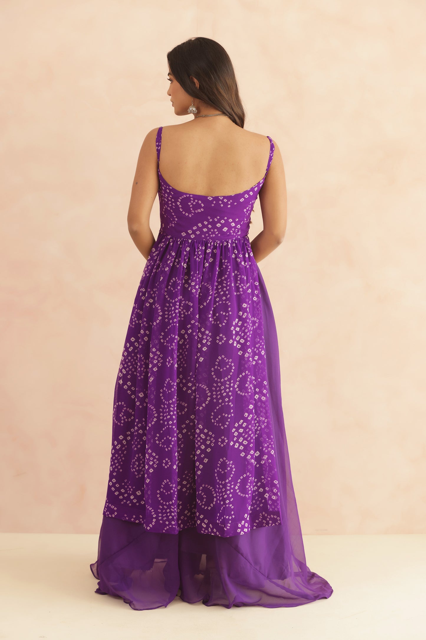 DEVIKA MULTICOLORED BANDHANI KURTA SET