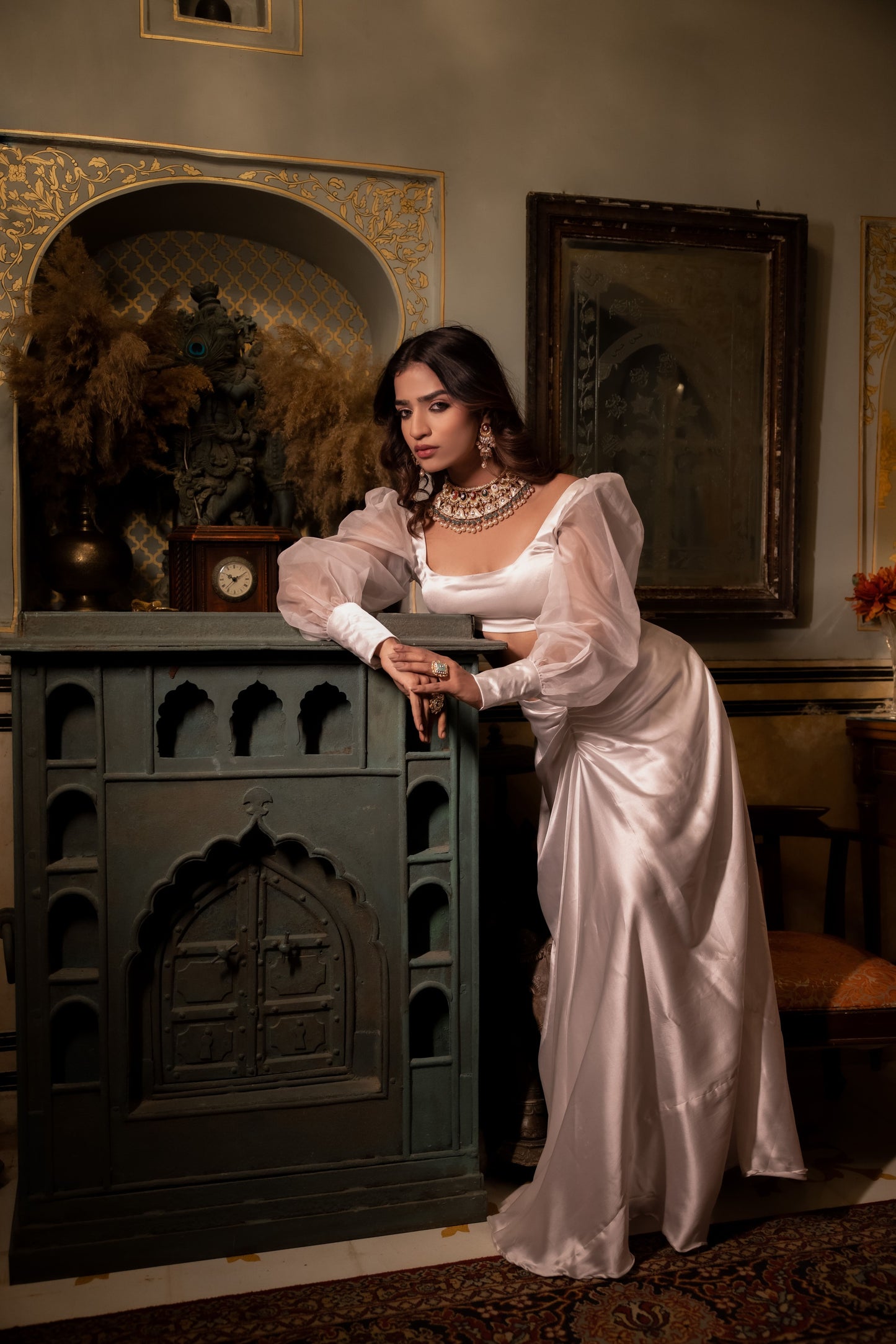 ASREET IVORY LEHENGA SET