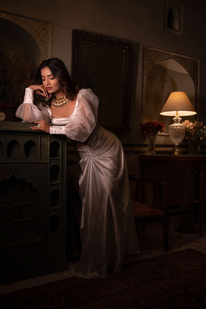 ASREET IVORY LEHENGA SET