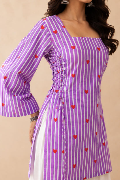 FARAH COTTON DETAILED FARSHI SET