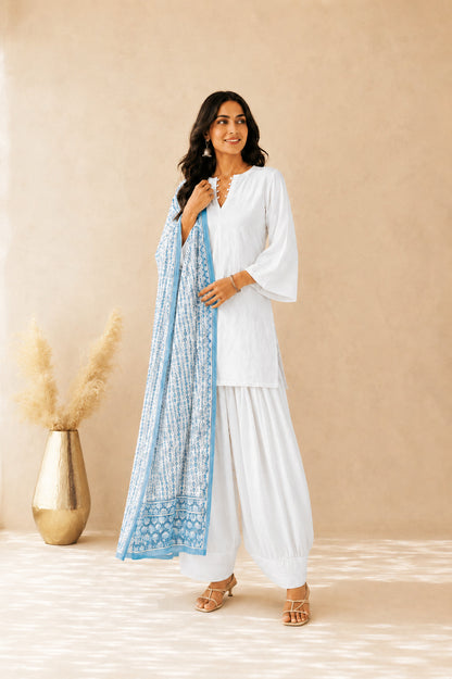 YAVIRA WHITE FARSHI SET