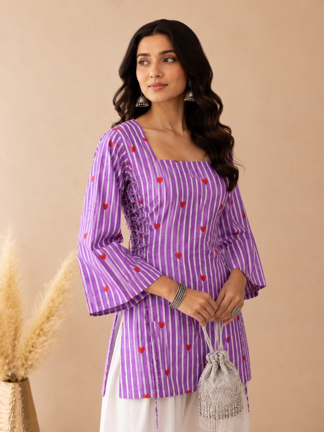 FARAH COTTON DETAILED FARSHI SET